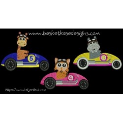 ANIMAL RACERS 2 (set of 3 designs)