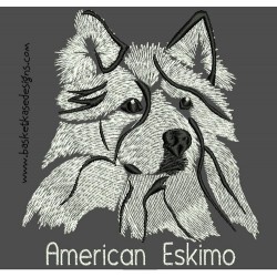 AMERICAN ESKIMO COLORWASH