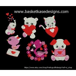 ANIMAL LOVE SET (SET OF 6 DESIGNS)