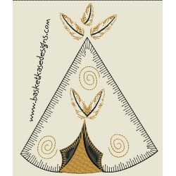 APPLIQUE TEE PEE