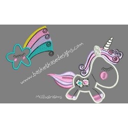 APPLIQUE UNICORN