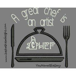 ARTISTIC CHEF APPLIQUE