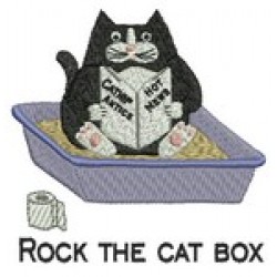 CAT BOX ROCKS