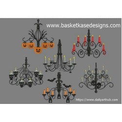 CREEPY CHANDELIER SET