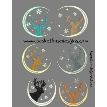 DEER SILOUETTE SET (SET OF 6)