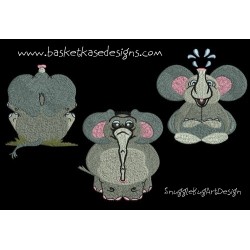 ELEPHANT MINI SET 2 (SET OF 3 DESIGNS)