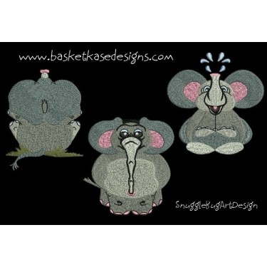 ELEPHANT MINI SET 2 (SET OF 3 DESIGNS)