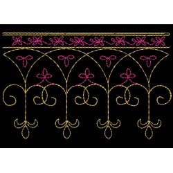 FLEUR DE LIS BORDER