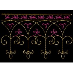 FLEUR DE LIS BORDER