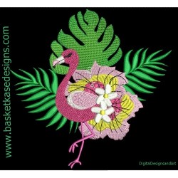 FLORAL TB FLAMINGO