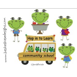 FROG SCHOOL SET