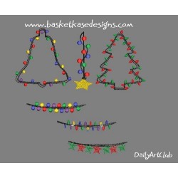 HOLIDAY LIGHTING SET (SET OF 6 DESIGNS)