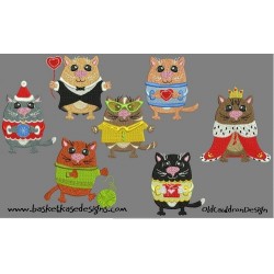 KITTY BITTY SET (SET OF 7 DESIGNS)