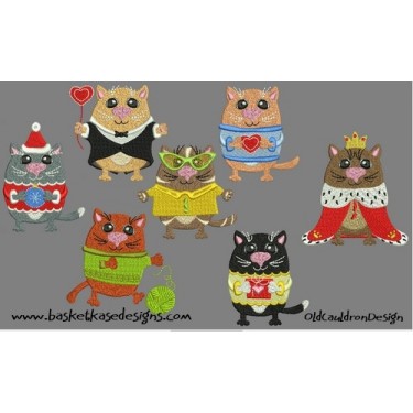 KITTY BITTY SET (SET OF 7 DESIGNS)