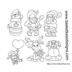 L W SANTA SET