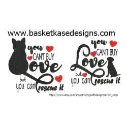 LOVE CAT DOG SET