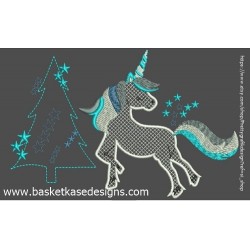 MYLAR WINTER UNICORN