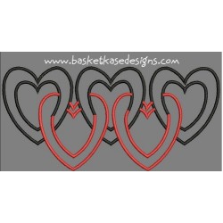 PEGS HEARTS (Applique)