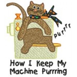 SEW MACHINE CAT