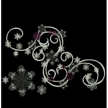 SNOWFLAKE SWIRLS