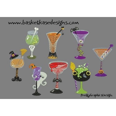 SPOOK DRINKS SET (set of 8)