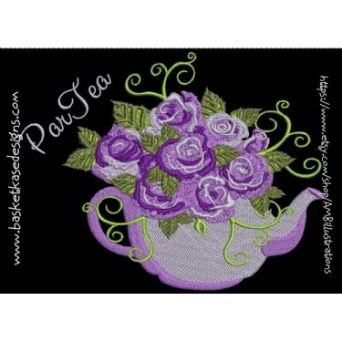 TEA ROSE POT