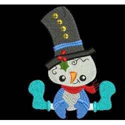 TOP HAT SNOWMAN