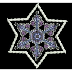 VICTORIAN SNOWFLAKE COASTER