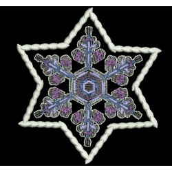 VICTORIAN SNOWFLAKE COASTER