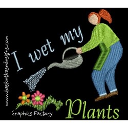 WET PLANTS WOMAN