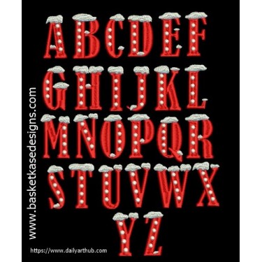 WINTER ALPHABET